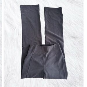 Lululemon Ribbed softstreme flare black pants